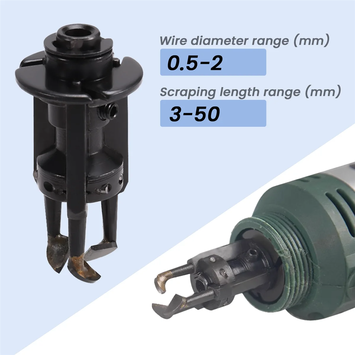 Hand Jaw Tip Accessories for DF-8 Electric Machine Scraping Paint, Scraping Paint, Enameled Wire Stripping Lacquer