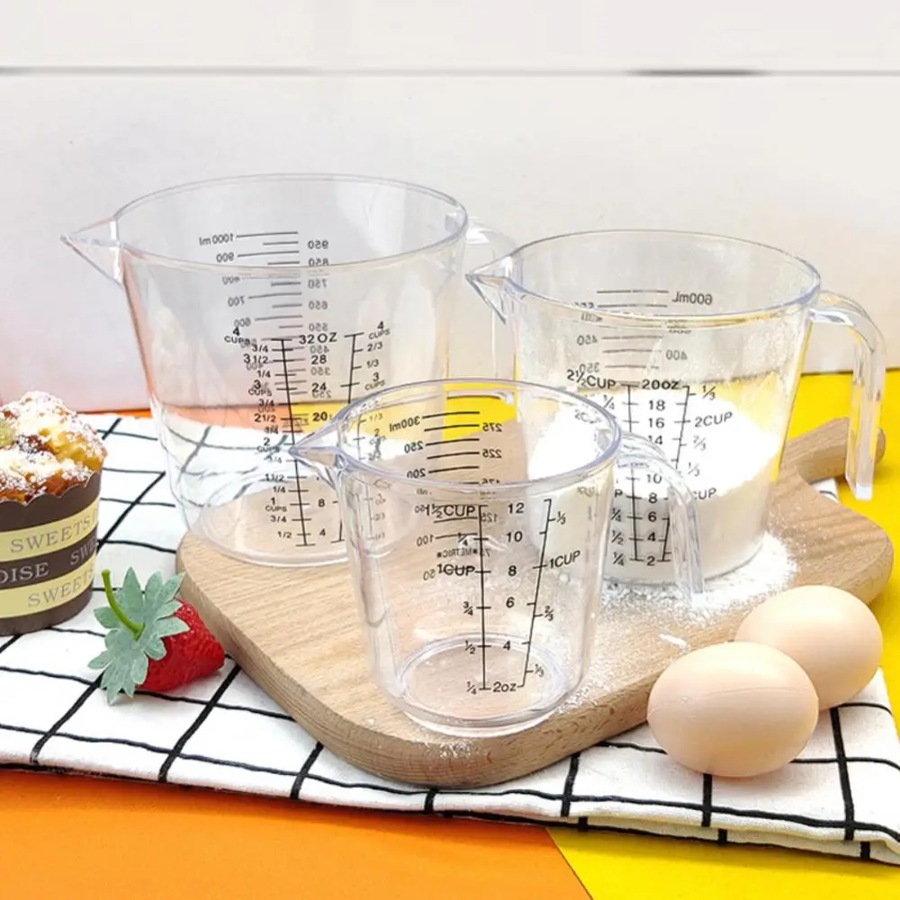 Liquid Measuring Cup Food Grade Measurement With Scale Plastic Easy To Clean With Handle Measuring Cup Transparent Measuring Cup