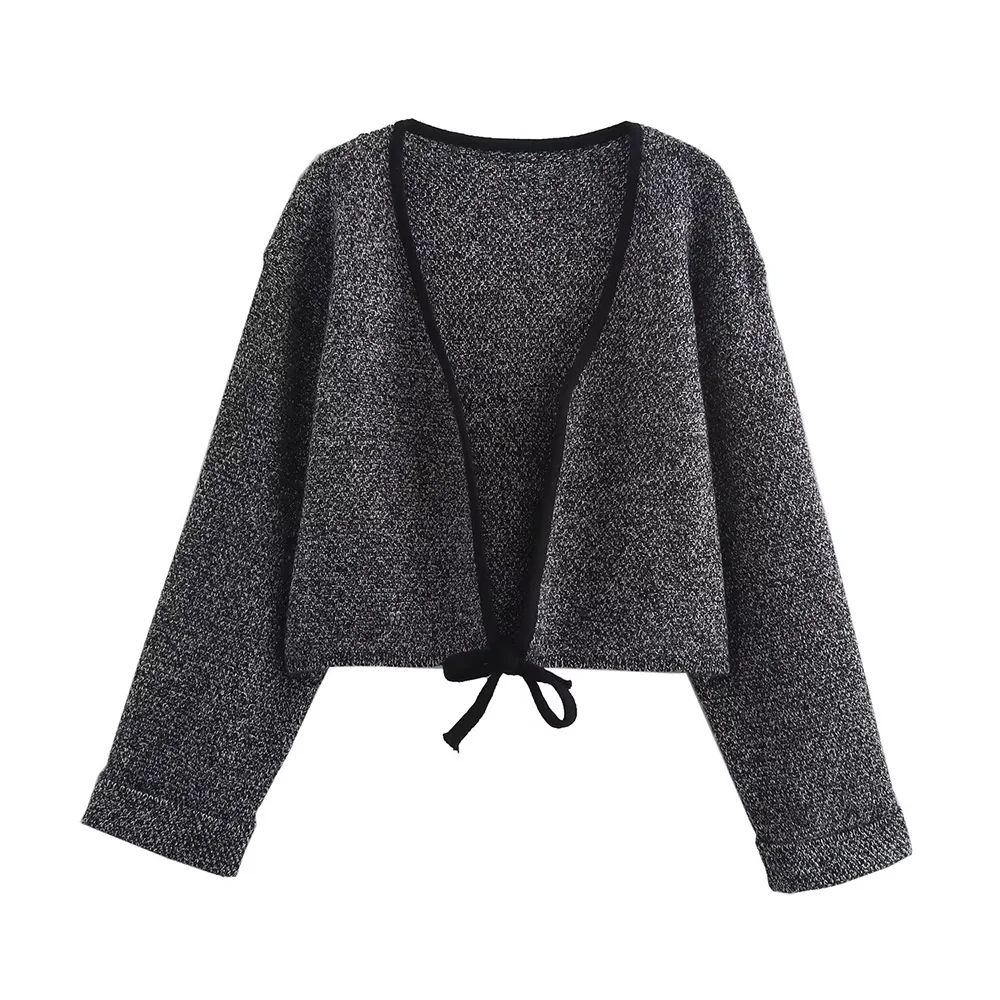 

Autumn new fashionable women's clothing casual elegant design sense casual floral thread short cardigan jacket