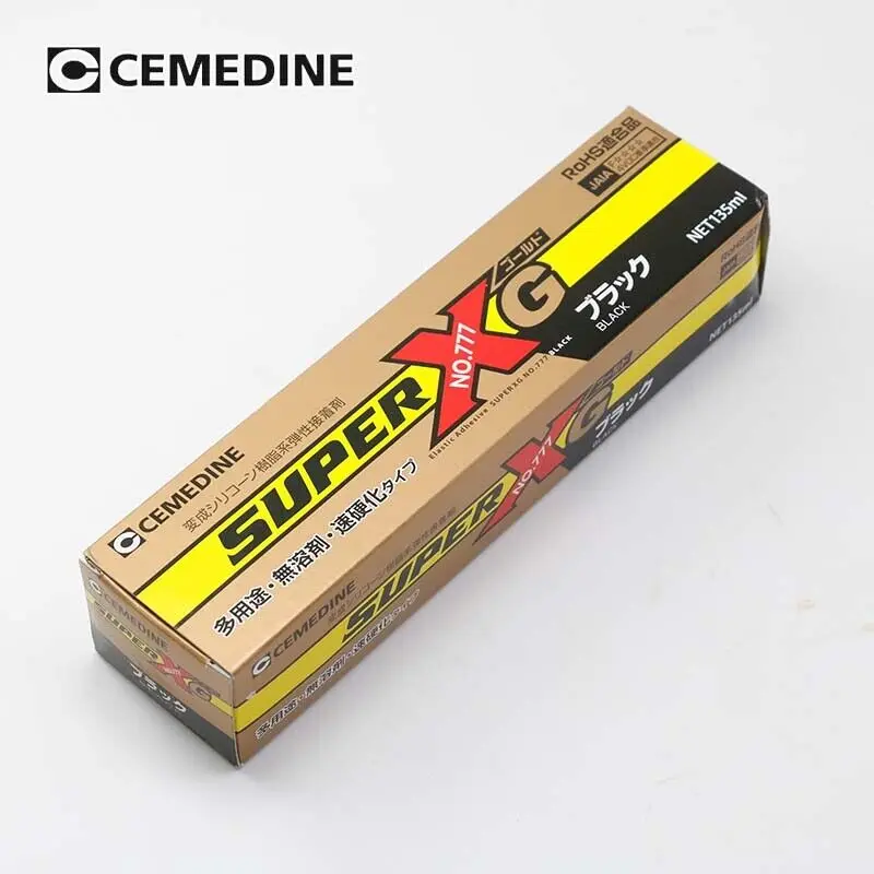 Imagem -04 - Cemedine No.777 Super x Gold 135ml Adesivo de Pasta Preta Super xg 777 Unidade