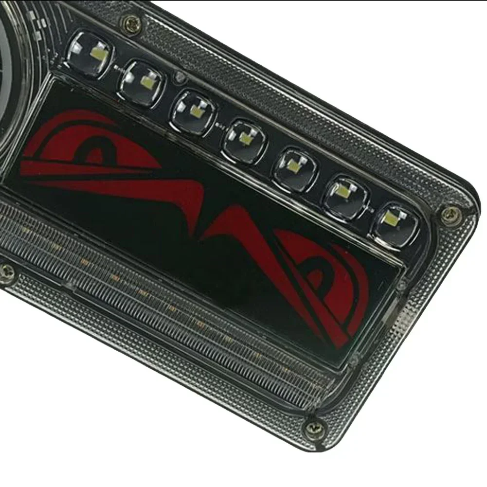 

1pcs Tail Light 12V-24V 0.8A Truck Trailer Led High Brightness Tail Light Waterproof Tail Light High Universality Fitment