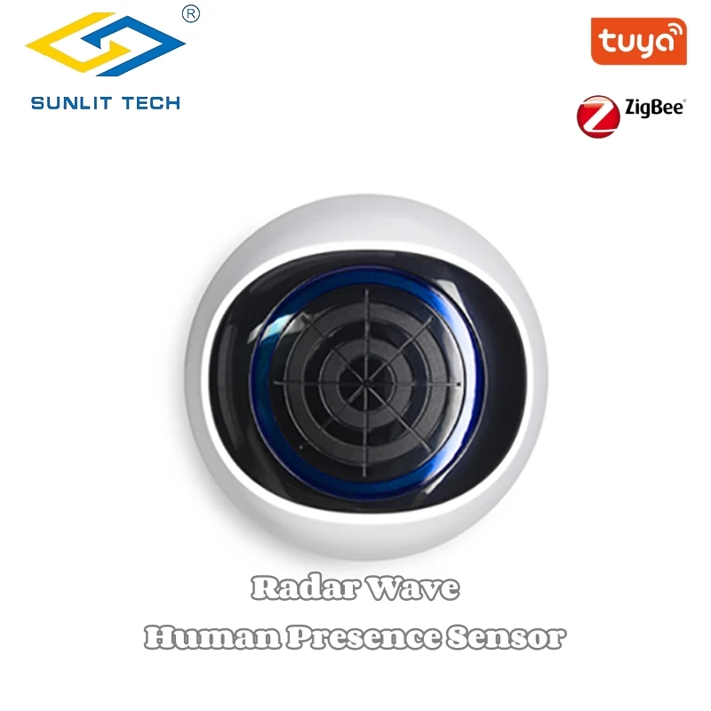 

Tuya Radar Wave Human Presence Sensor ZigBee Home Automation Kit for Tuya Mobile APP Smart Home Security Protection System