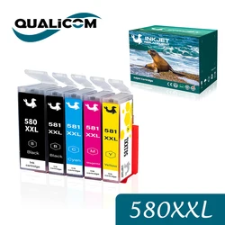 580XXL 581XXL PGI580 CLI581 1SET 5PCS Compatible Ink Cartridge for CANON PIXMA TS6150 TS6151 TS6250 TS6251 TS6350 TS6351 TS8150