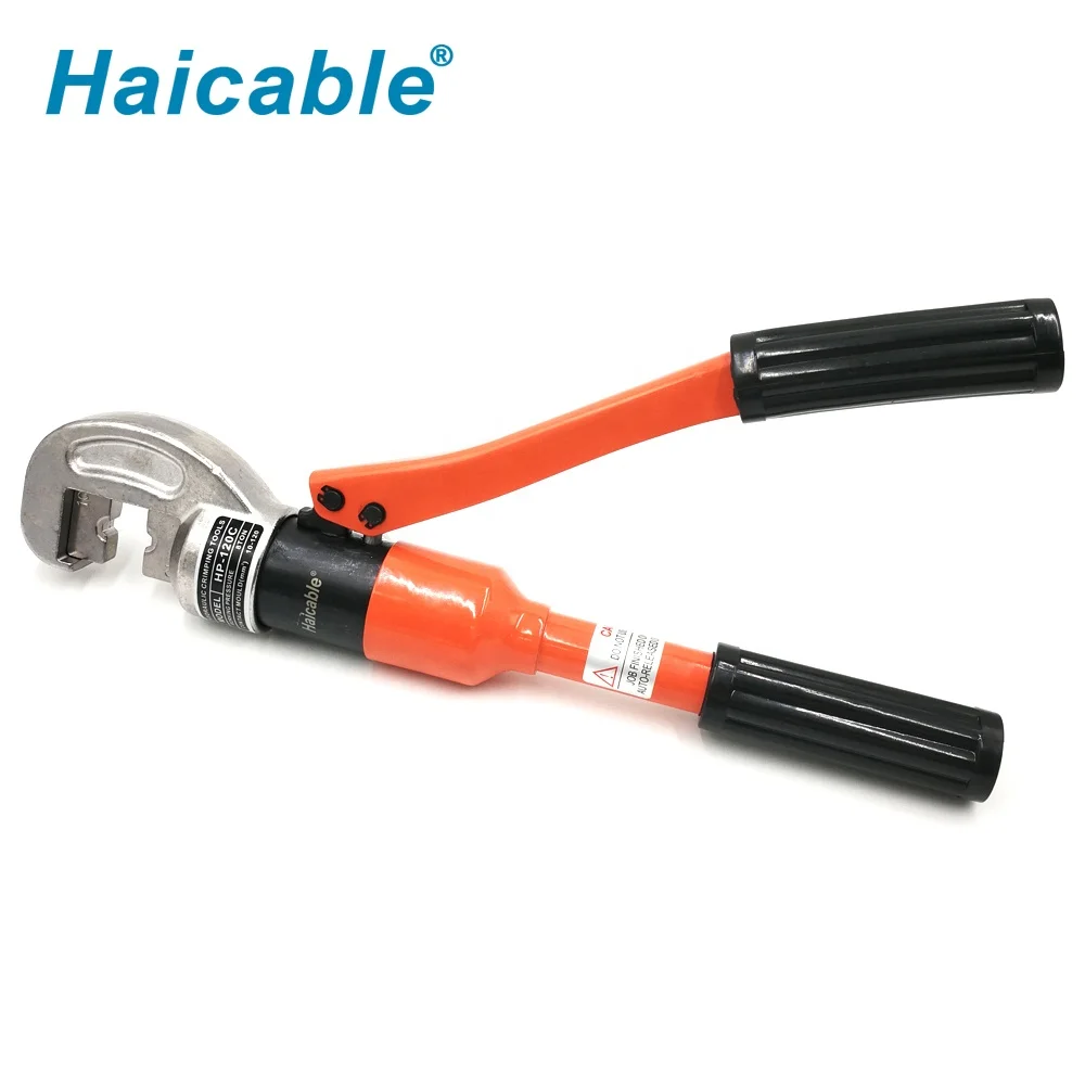 Hydraulic Hexagon Crimping Tool Press Plier Factory HP-120C Manual Hydraulic Cable Wire Rope Crimper in stock