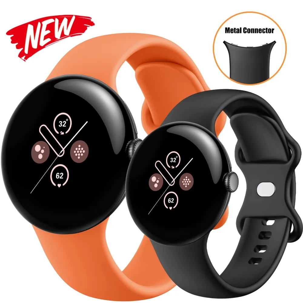 

Sports Silicone watch band For Google Pixel Watch 4 45mm Butterfly Buckle Soft Strap For Pixel Watch 4 Replacement Wristband