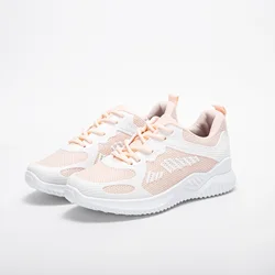 Sweet Pretty Women Casual Shoes Pink Sneakers Flat Running Lace Tennis Shoes Balance Tech Shoes