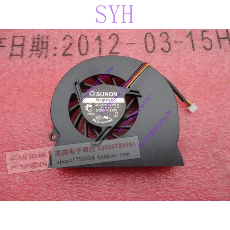 VENTILADOR DE REFRIGERACIÓN de CPU para ACER Ferrari 1000 1002 1003 1004 1005 series SUNON GC055515VH-A B2432.13.V1.F.GN 5V 1,0 W