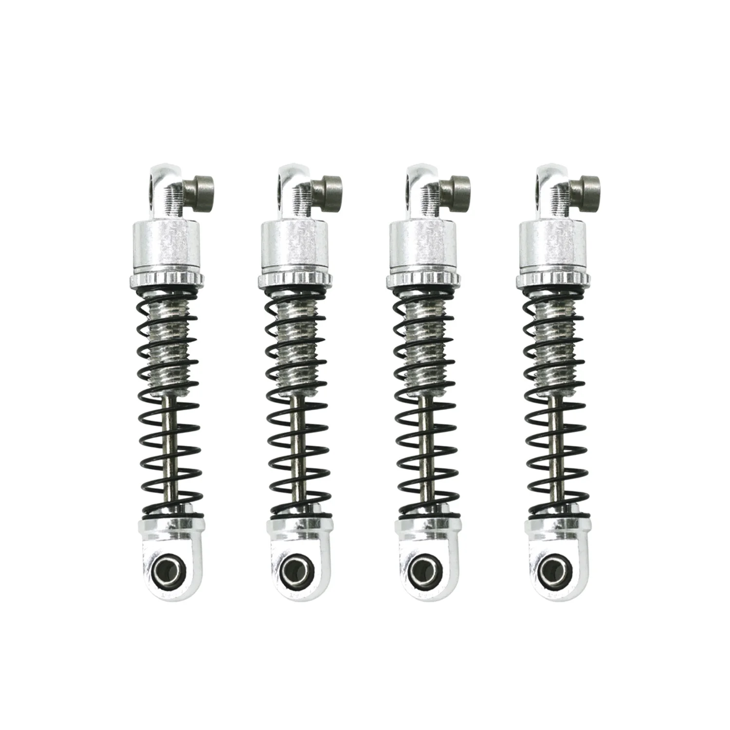 SCX30 Aluminum Silver Shock 25mm for Axial SCX30 1/30 Cars Upgrade Parts 4pcs/set