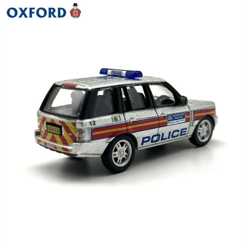 OXFORD 1:76 Range Rover Policyjny Model Auta Ze Stopu Metalu, Pojazdy Zabawkowe, Model Samochodu, Miniaturowy Model Samochodu dla Dzieci