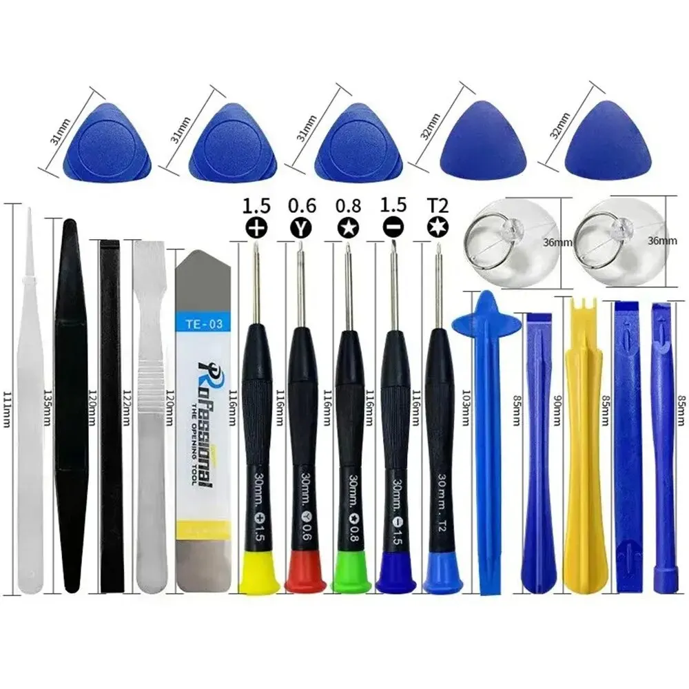 22-in-1 multifunctioneel demontagegereedschap Mobiele telefoon iPad Laptop Schroevendraaier Onderhoudsset Reparatiegereedschap Openingset voor de hand