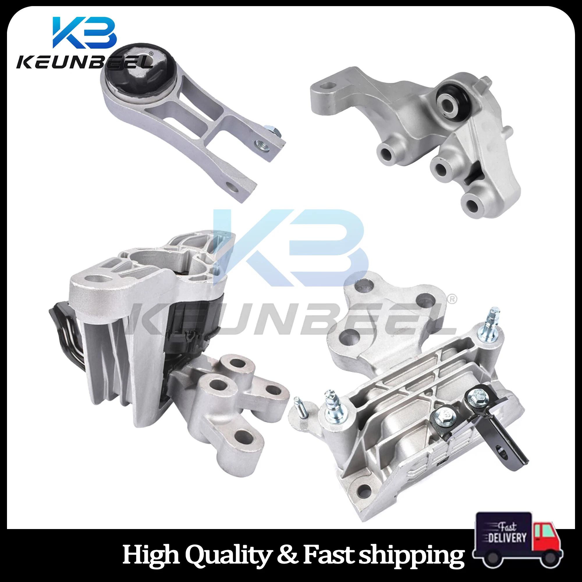 Комплект из 4 опор двигателя для Chrysler Pacifica 2017-2023 3.6L 68224742AC 68224746AF 68237968AD 68224744AC