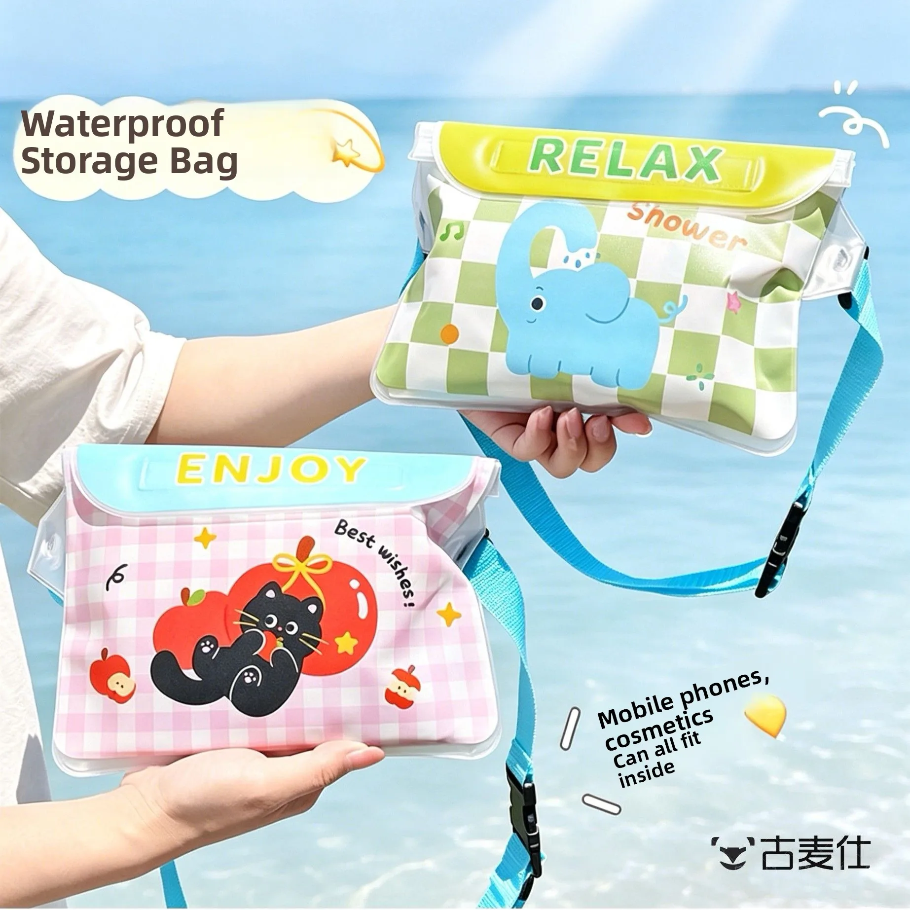 large-waterproof-phone-bag-for-water-festival-special-outdoor-touchscreen-crossbody-storage-pouch-waist-bag-positive-rich