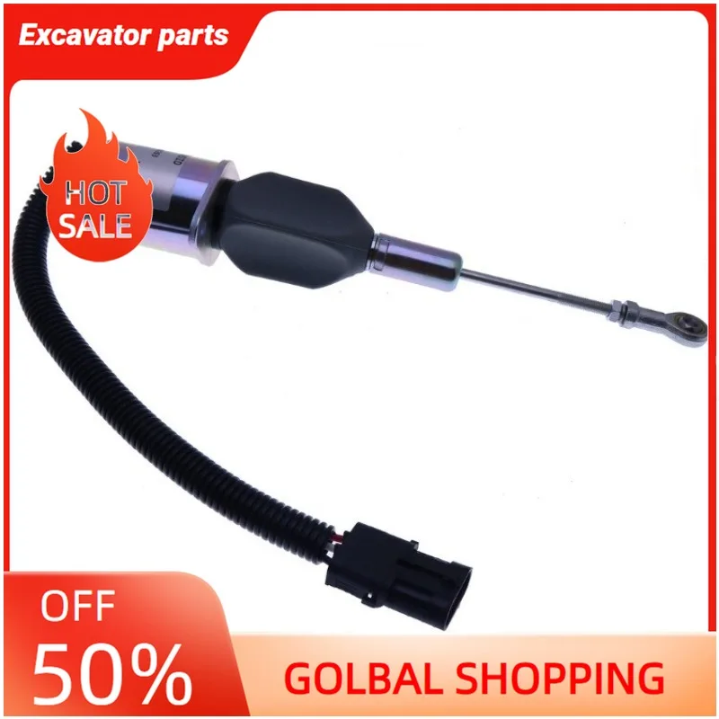 

Соленоид отключения топлива 12 В RE53507 для John Deere 4555 4560 9965 9970 530B 1185