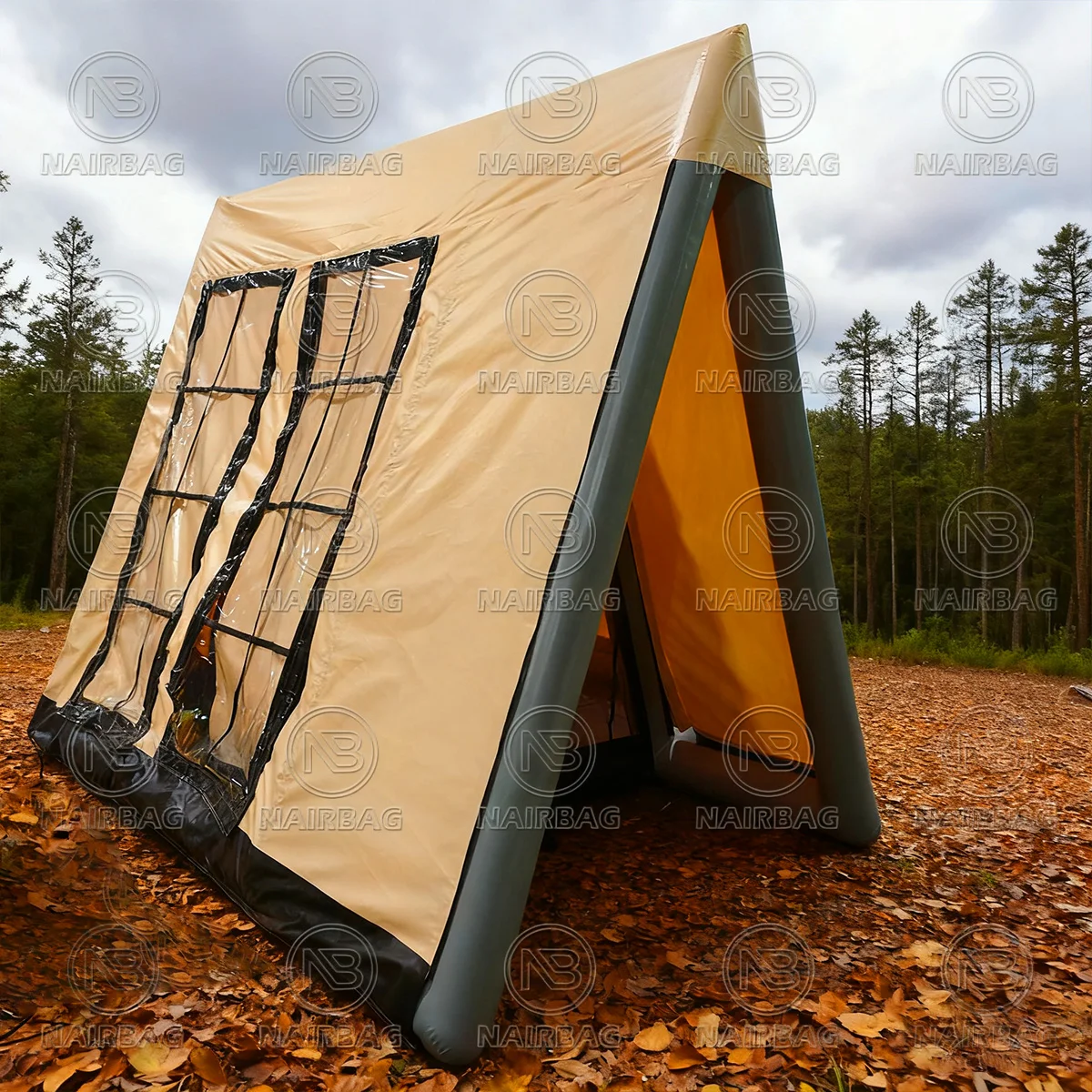 Tenda da campeggio gonfiabile Tende da campeggio gonfiabili portatili impermeabili per esterni in PVC di alta qualità per 4 stagioni con pompa d'aria