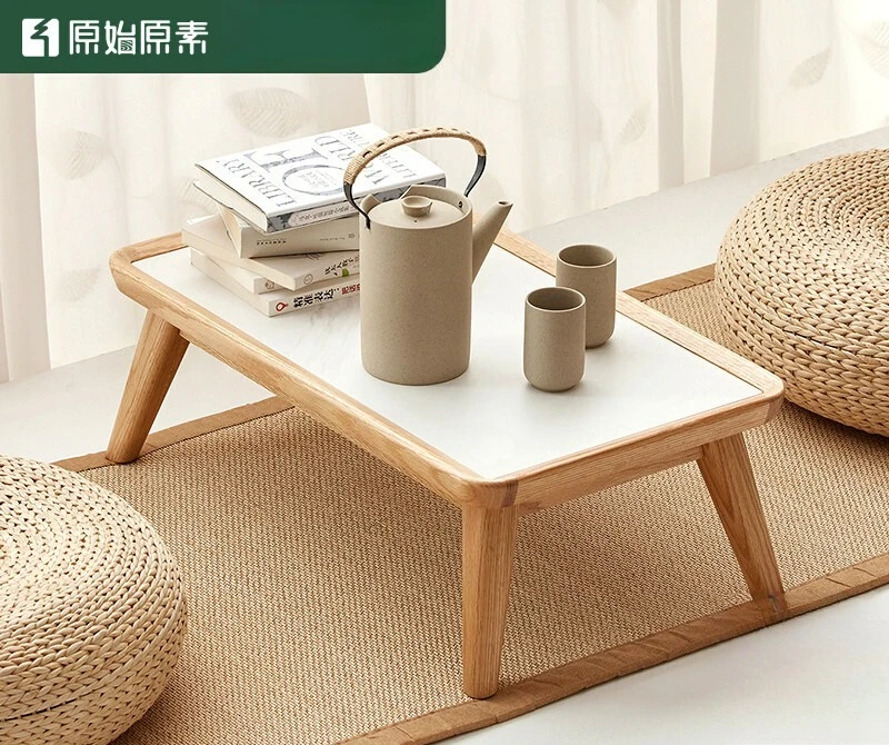 

Original Elements Solid wood rock slab Kang few bay window small coffee table H6181