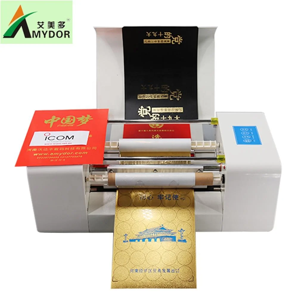 

Amydor 360C AMD360C digital gold foil printing machine / hot foil stamping machine / foil printer for wedding invitation card