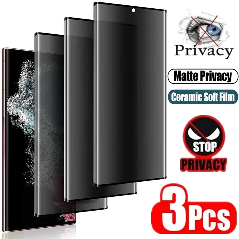 Anti Spy Peep Screen Protector For Oneplus 13 12 Protective Film oneplus 10 11 9 8 Pro 12R 11R Ace 3 2 Privacy Tempered Glass
