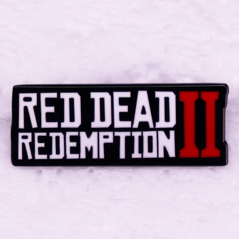 Red Dead Redemption 2 Enamel Pins Hot Adventure Game Lapel Badge Clip Brooch Clothing Bag Decoration