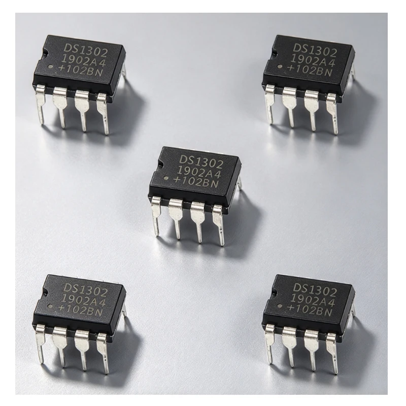 5PCS DS1302 DIP-8 Real Time Clock RTC IC Chip Through Hole For Arduino Electronic DIY Circuit