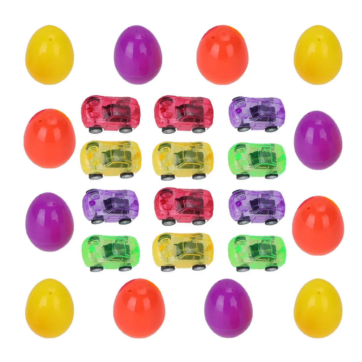 12 Set Kids Eggs Toys Baby Funny for Children Surprise Vehicles Car Childrens Play - view 4