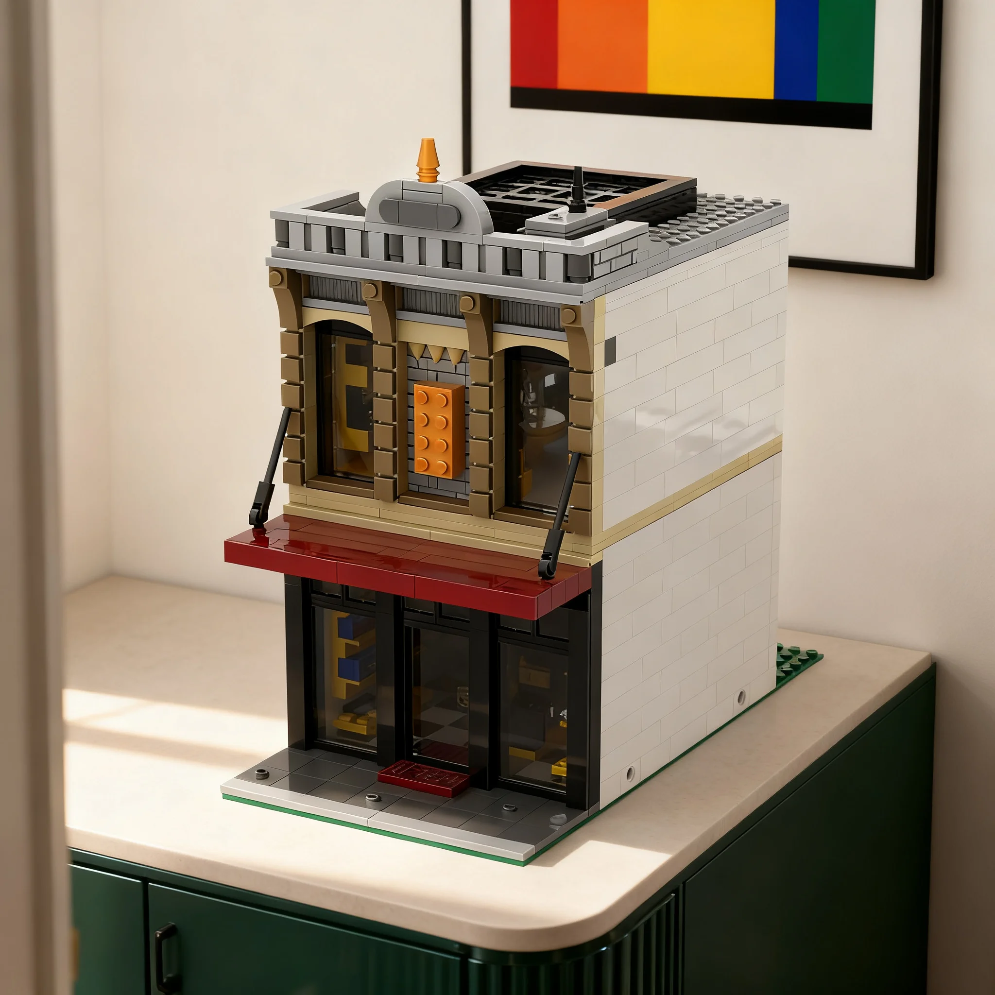 1109pcs MOC Store Modular Building Compact City Version Model Toy Building Blocks Construction Christmas Gifts Idea Brick Kids