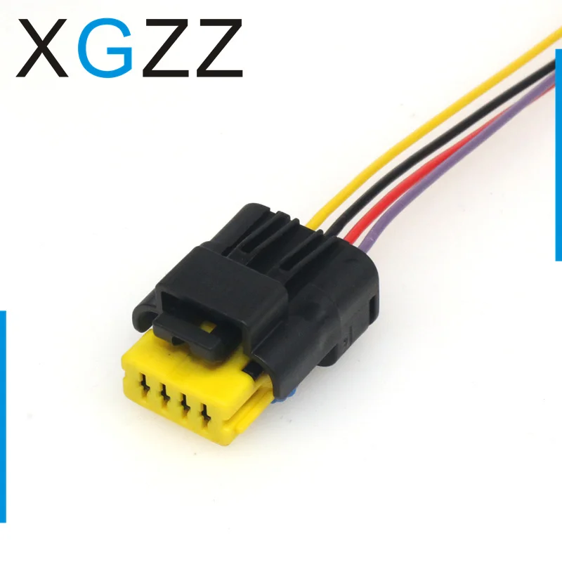 

4P применимо к разъему датчика температуры воды Dongfeng Citroen Elysee, разъему температуры воды DJ7047A-1.5-21