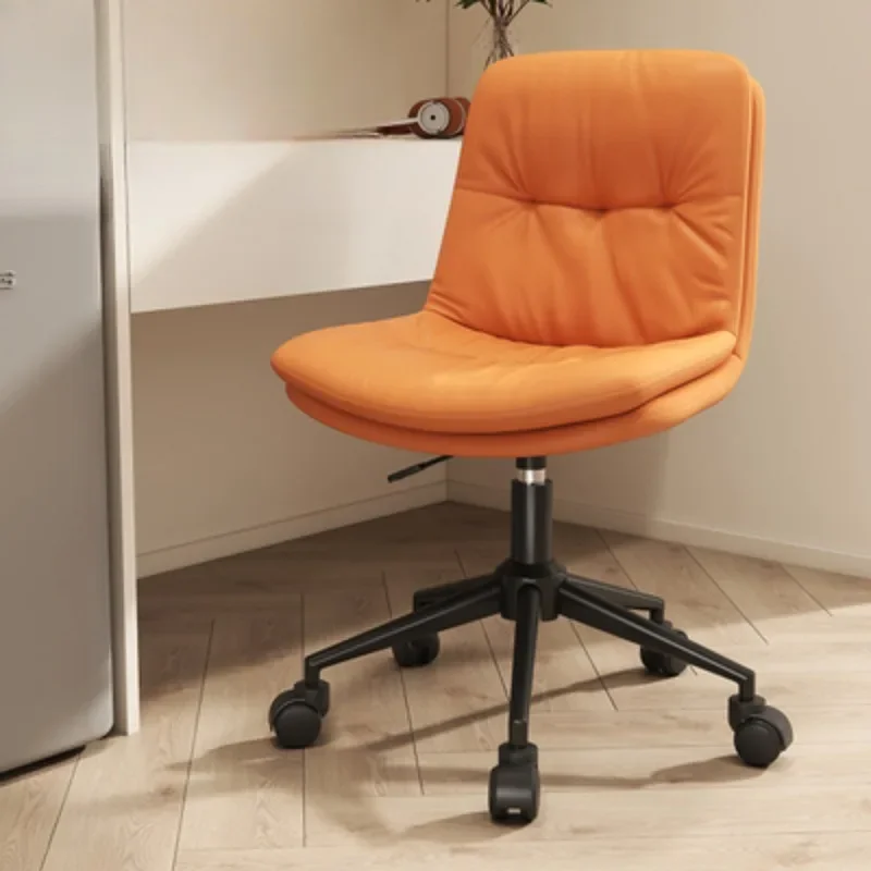 Low Noise Swivel Computer Chair  Durable Makeup Chair, Ergonomic Design, ScratchResistant, Easy to Clean, Stable 5Claw Base