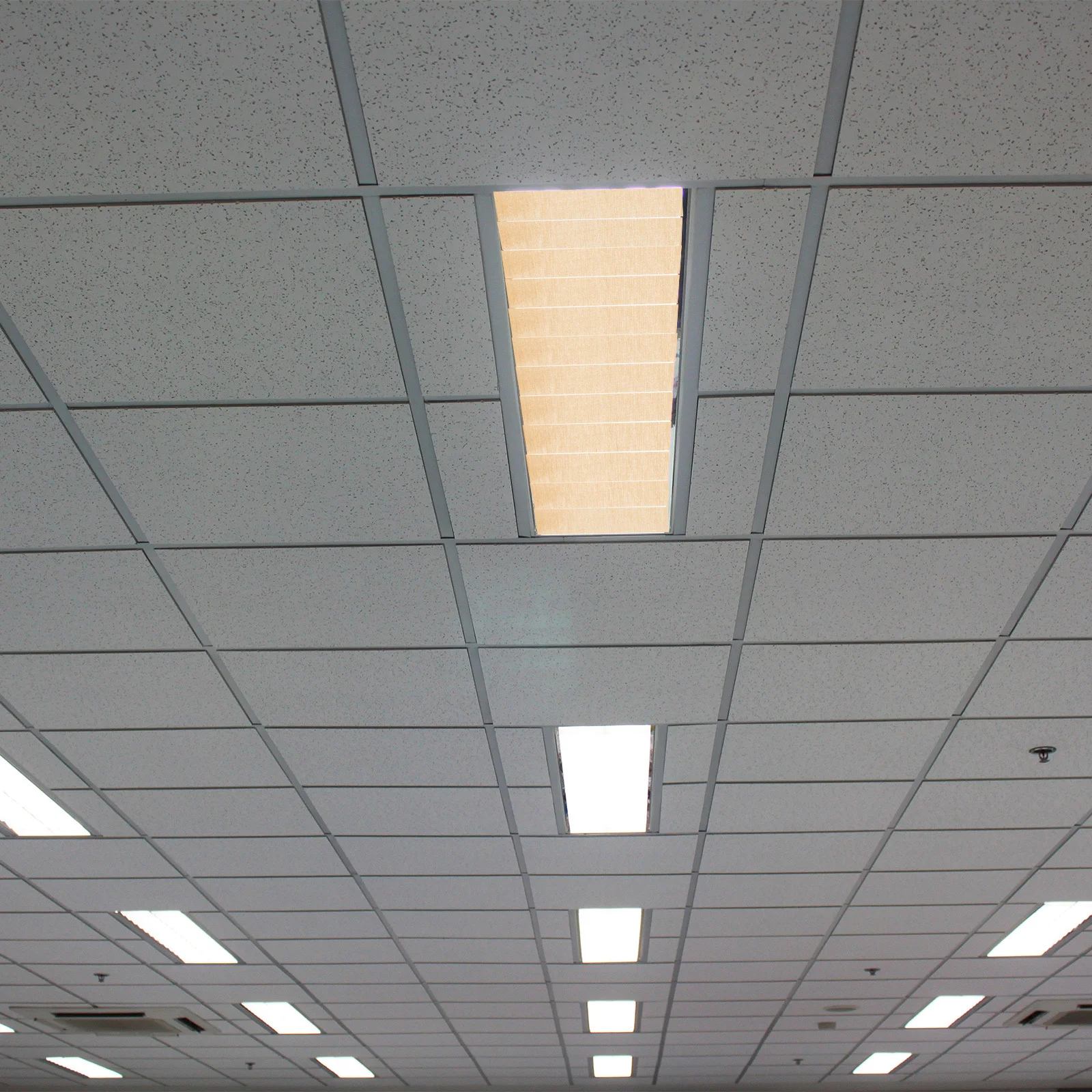 Потолочный светильник, диффузор, чехол для офиса, анти-ослепительная униформа, освещение, огнестойкий абажур из ПВХ, диффузор, полоса для встреч