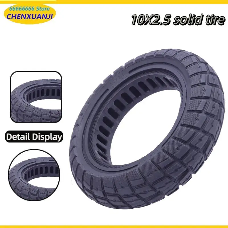 10 * 2.5 lightweight non inflatable solid tyre for Max G30/G3OP electric scooter off-road tyres
