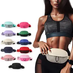 Nylon Outdoor Fitness Waist Pack Large Capacity Unisex Chest Bag Waterproof Durable Crossbody Bag