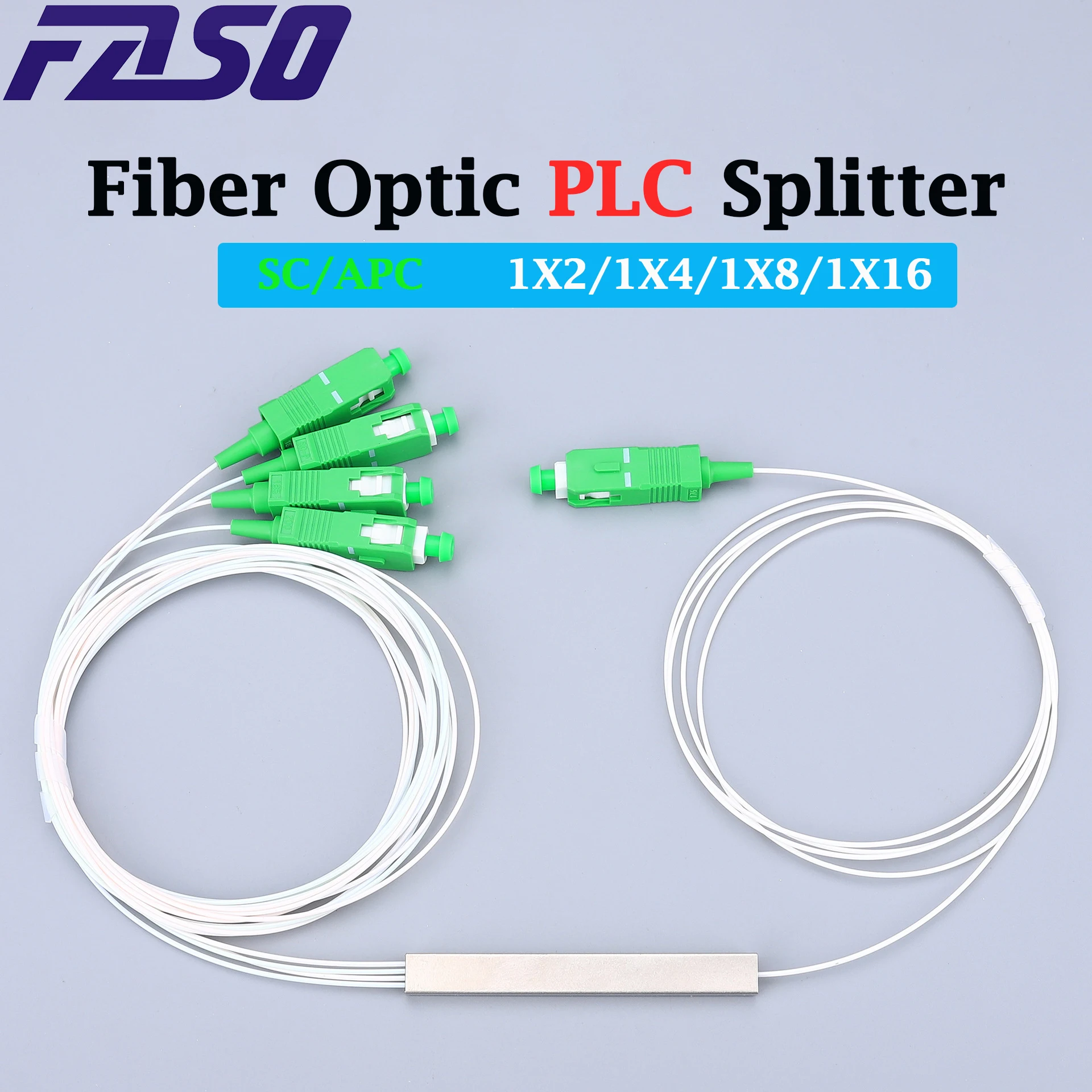 

FASO FTTH 2 шт./10 шт. оптоволоконный разветвитель 1*2 оптоволоконный разветвитель от 1 до 4 разветвитель 0,9 мм оптоволоконный разветвитель SC/APC