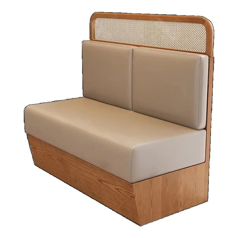 Luxury Style Restaurant Furniture Catering Tea House Restaurant Western Restaurant Booth Sofa Table and Chair Combination