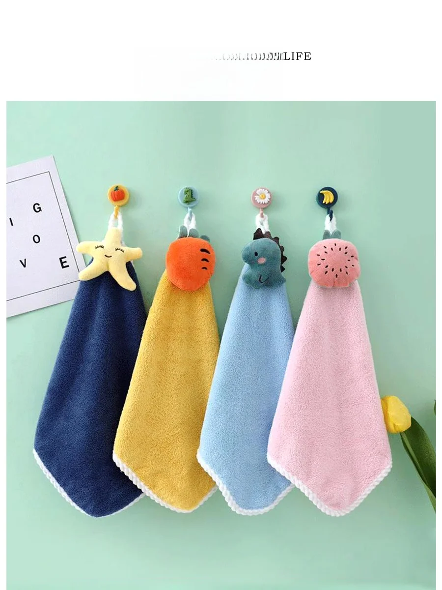 

Полотенце для рук Tlife Branch: милое мультяшное, супервпитывающее, быстросохнущее, для дома/ванны/как пончо