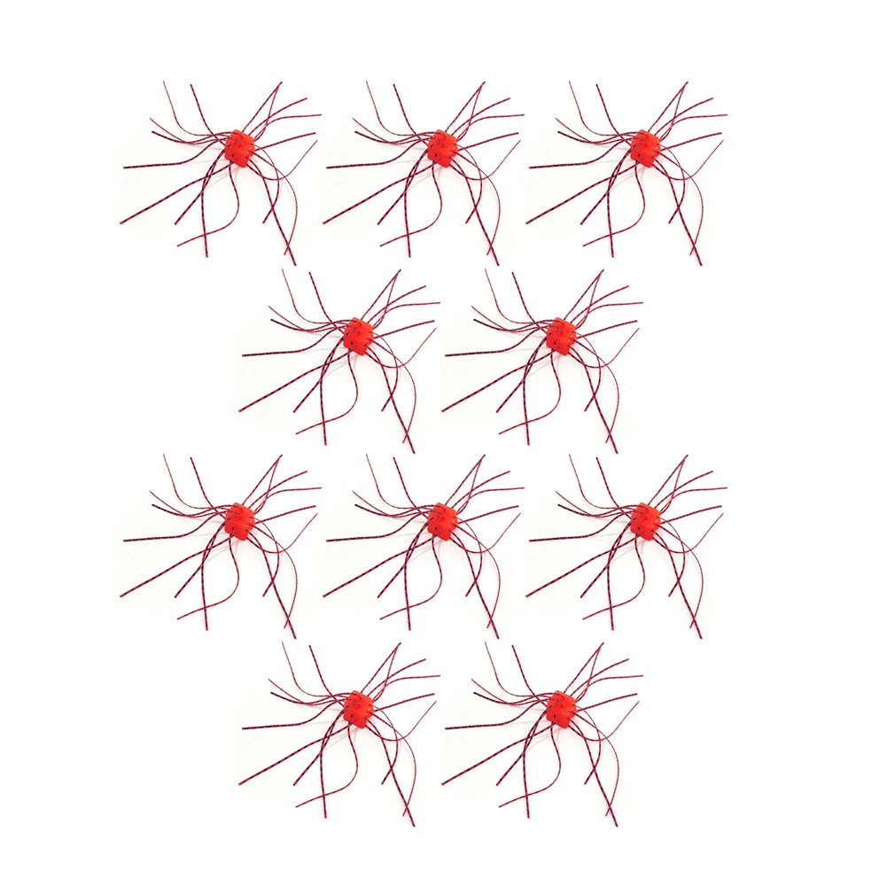 10Pcs TPE Floating Lure with Whisker-Like Extensions for Increased Attraction During Slow Retrieval Techniques