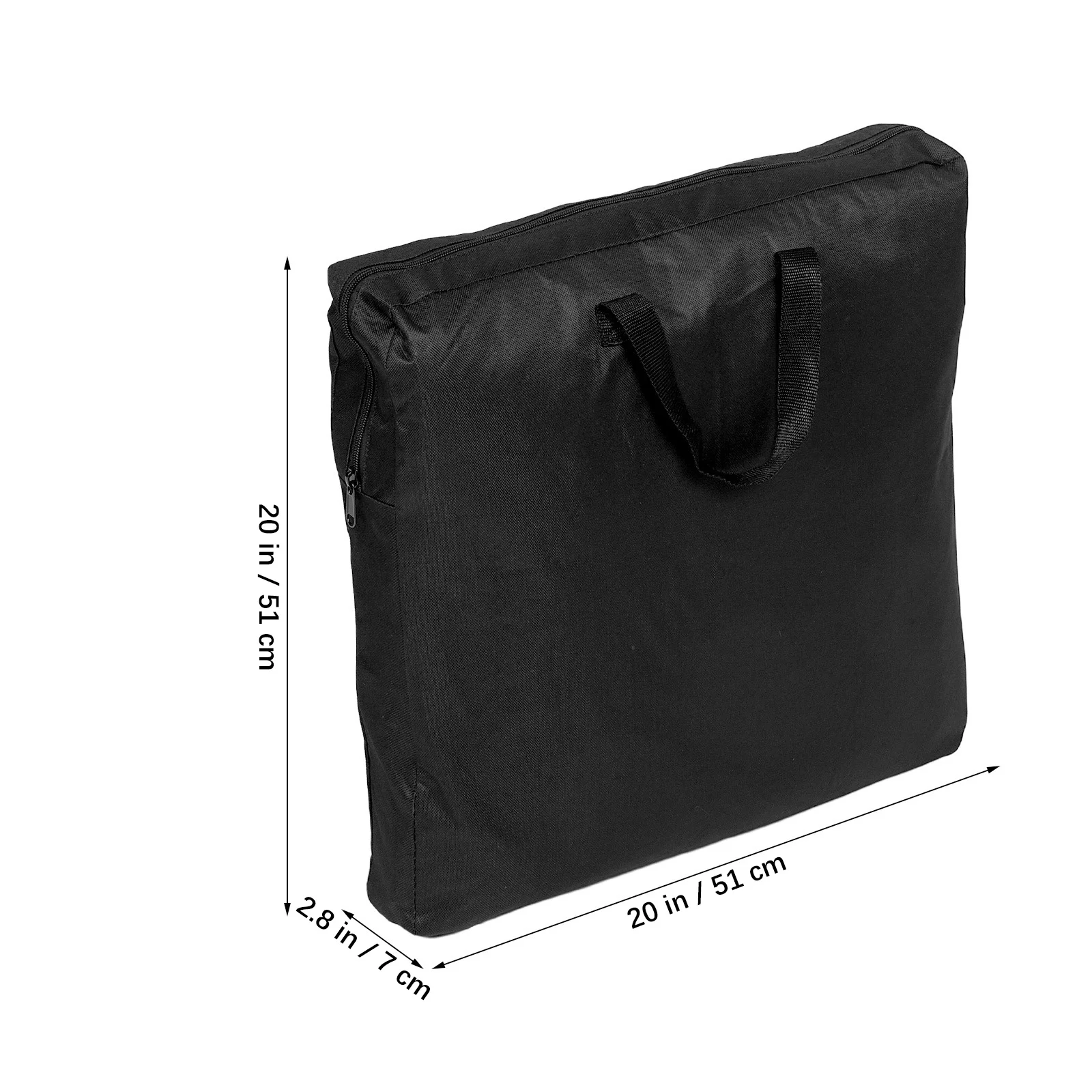 Bolsa de almacenamiento de anillo de luz de 18 pulgadas, funda protectora portátil para equipo Vlog, almacenamiento con cremallera, accesorios de fotografía