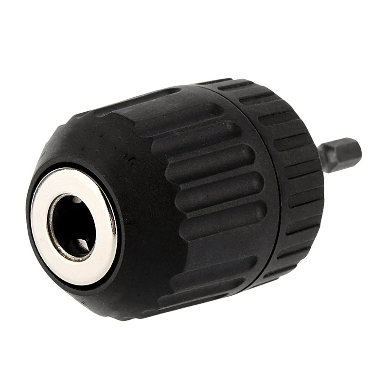 キーレスドリルチャックコンバーター3/8インチ24unf 1/4インチ六角シャンクステンプアダプター0.8-10mm
