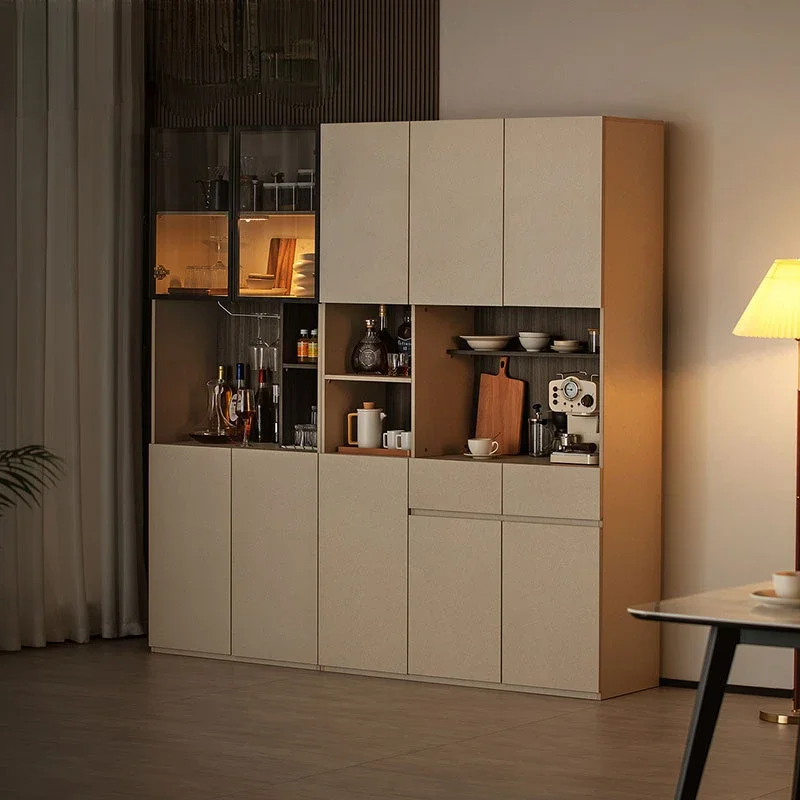 

Simple Wall-Mounted Sideboard Kitchen Storage Wine Cupboard