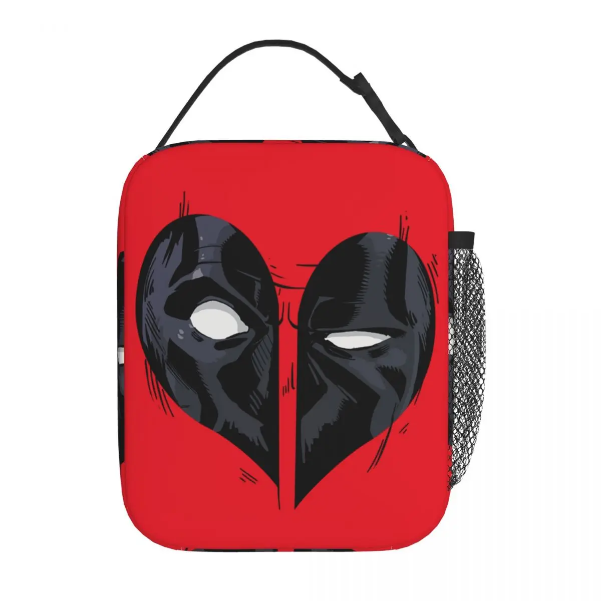 Deadpool-Sac à lunch isotherme, grand conteneur de repas, fourre-tout, boîte à lunch, collège, extérieur, fille, garçon