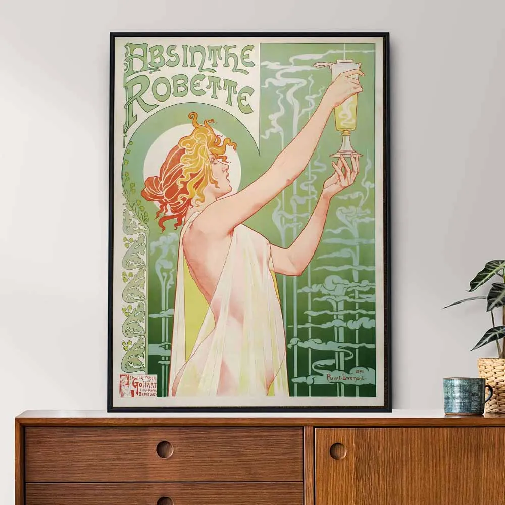 فن الحديث ريترو المشارك مجردة خلفية طباعة قماش اللوحة جدار الفن صورة لغرفة المعيشة ديكور المنزل الجمالية جدارية