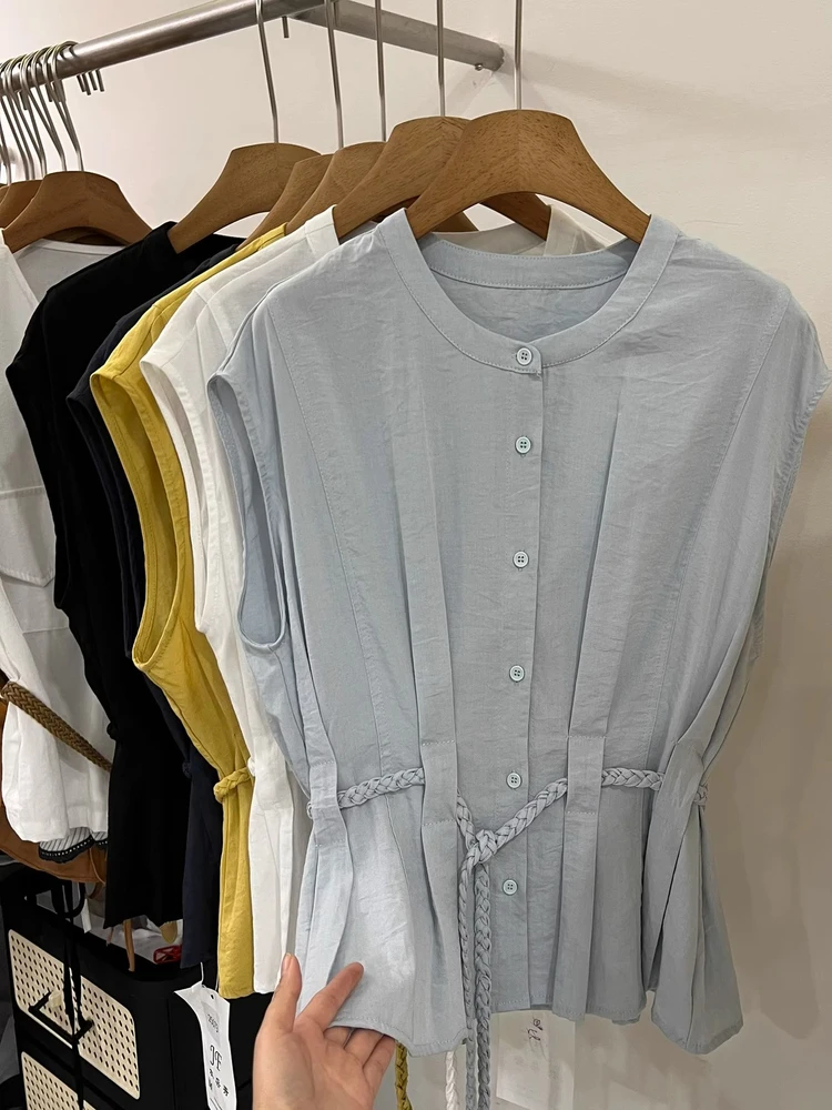 

Летняя новая модная корейская женская свободная посадка круглого цвета Ne Svel irt с поясом, повседневная юбка трапециевидной формы с высокой талией