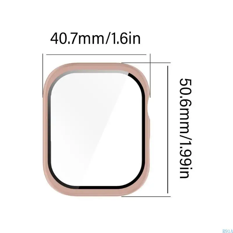 시계 용 R91A 전체 커버리지 화면 보호기 슬리브 PC 쉘 먼지 방진 커버 하우징