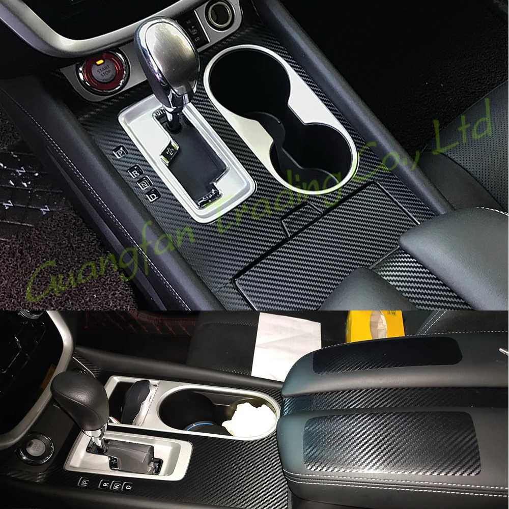 For Nissan Murano 2015-2021 Interior Central Control Panel Door Handle 3D/5D Carbon Fiber Stickers Decals Car styling Accessorie