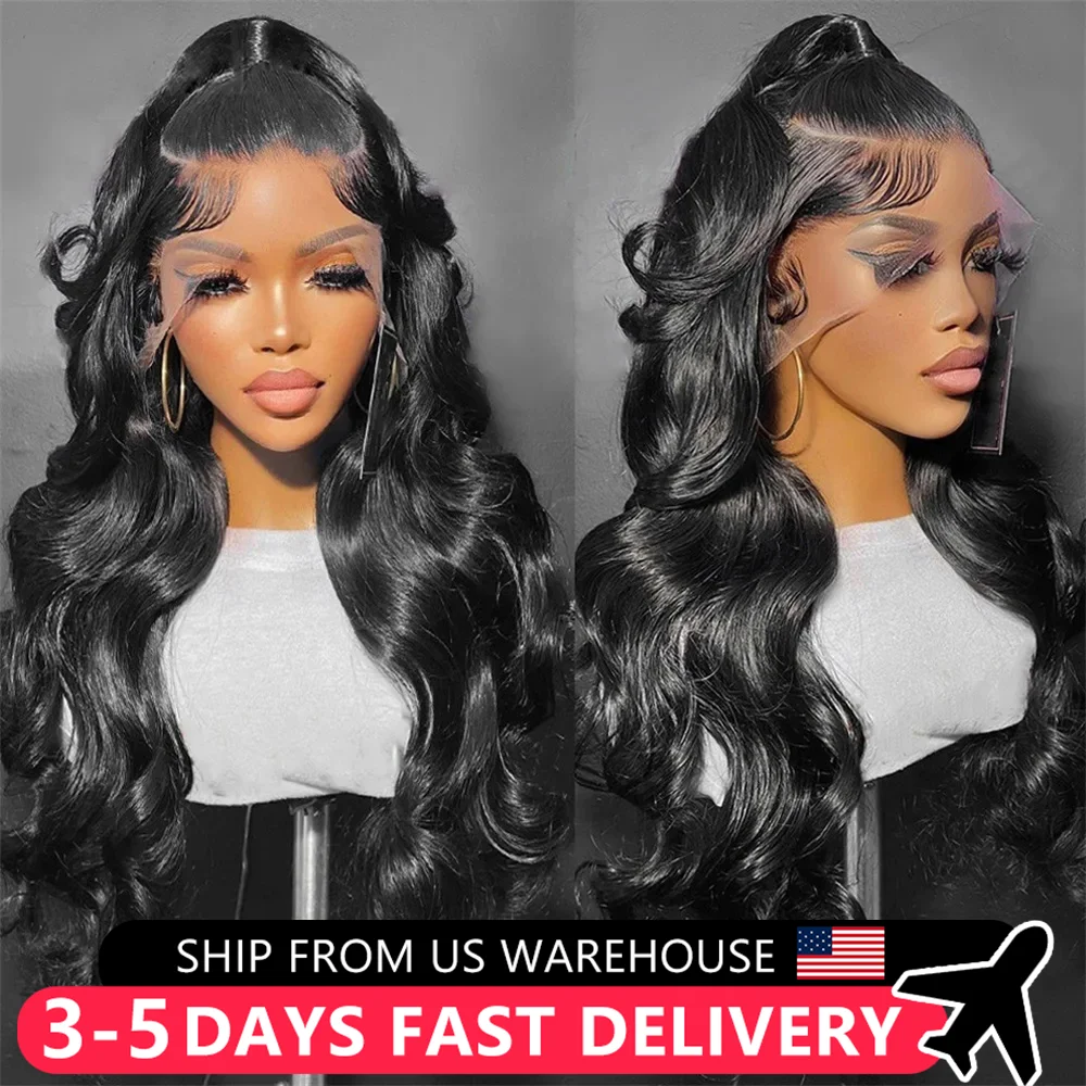 MYLOCKME 180% Body Wave 13x6 HD Lace Frontal Human Hair Wigs For Women 13x4 Transparent Lace Front Brazilian Remy Hair For Women