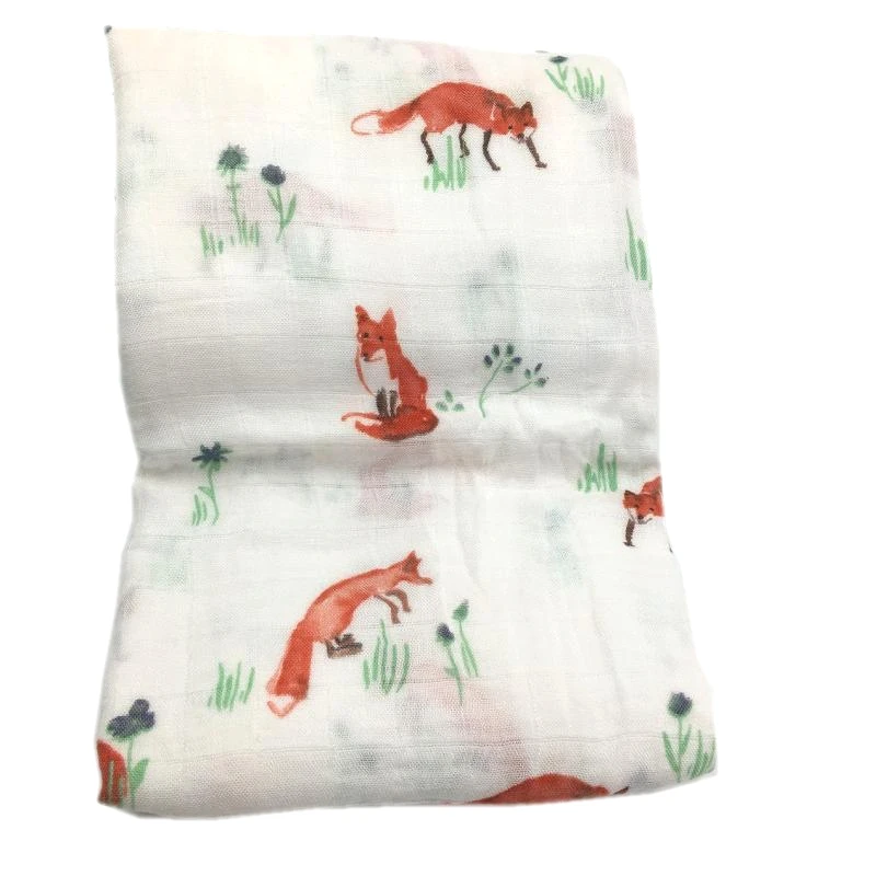 Auto Ultra Weiche 47x47 Zoll Baby Musselin Decke Leichte Atmungsaktive Swaddle Empfang Decke für Neugeborene