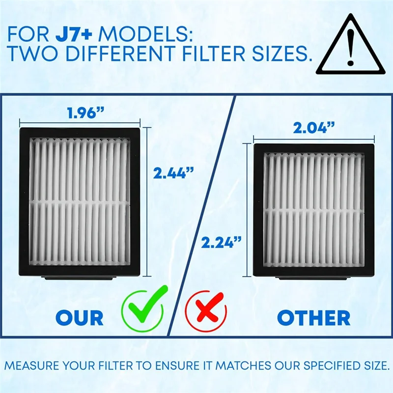 N98R 9-Pack Filter Replacements For Irobot Roomba E, I & J Series, Combo High-Efficiency Filters Replacement Parts