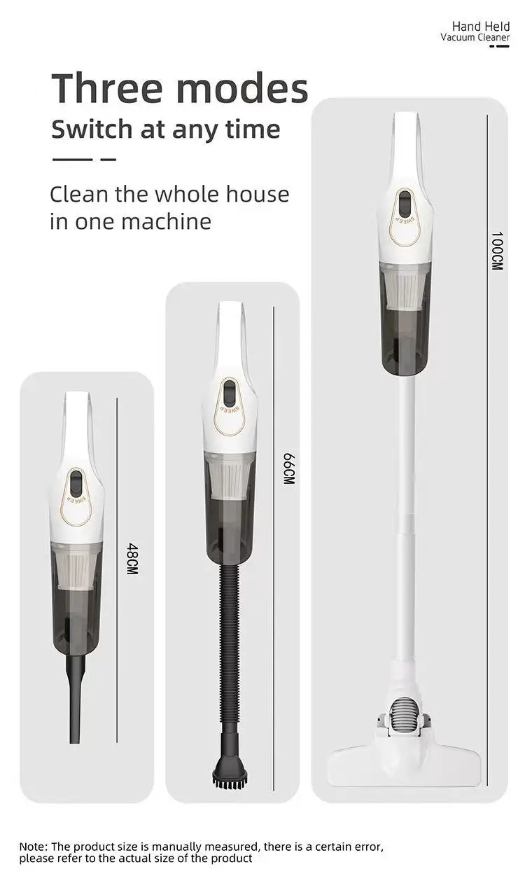 2025 New Handheld Vacuum Cleaner Multi-Function Integrated Machine Home Car Portable Wireless High Suction Gift