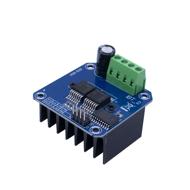 مزدوج BTS7960 43A H-bridge وحدة تشغيل المحرك عالية الطاقة/تقوم بها بنفسك السيارة الذكية التشخيص الحالي