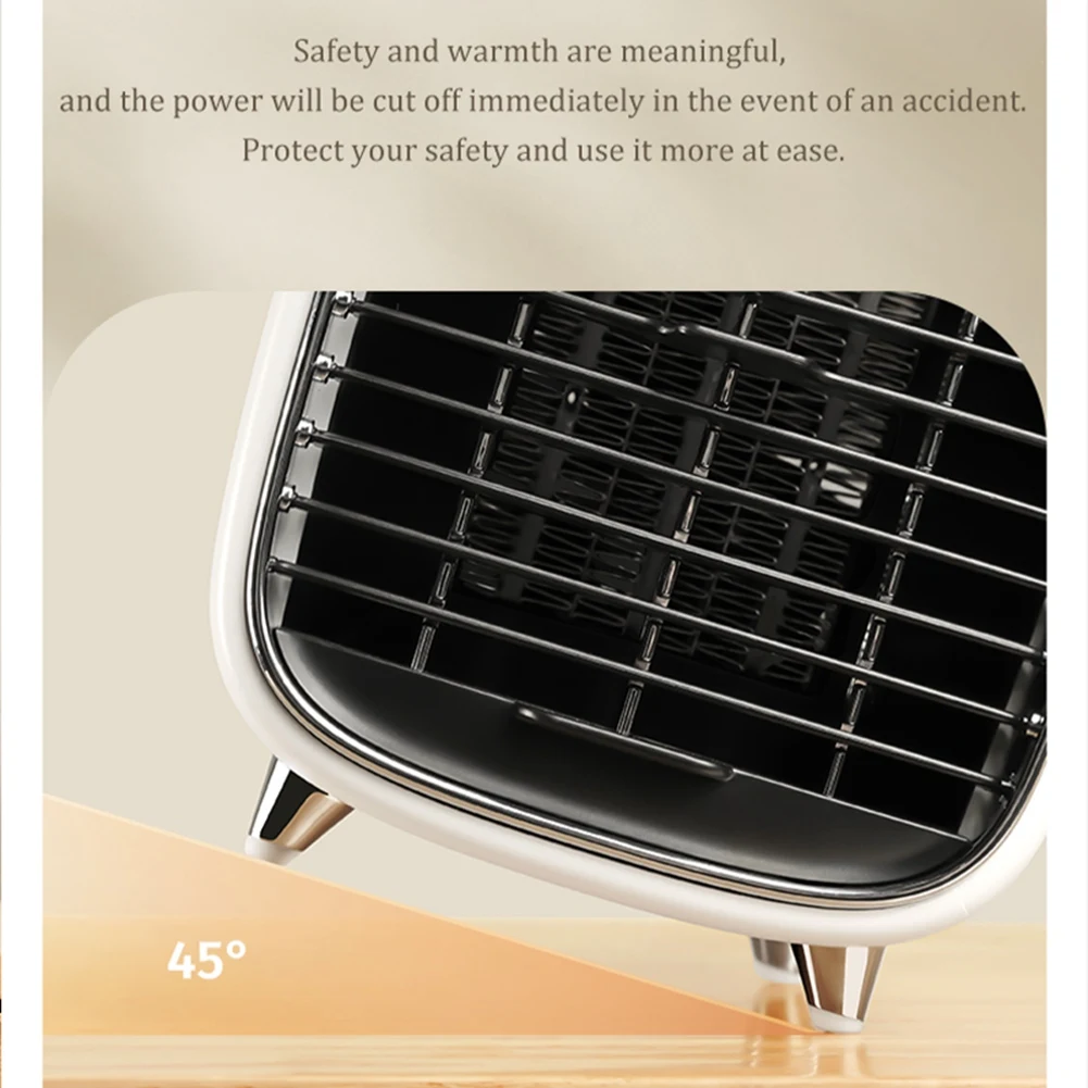 

AC62-нагреватель-вентилятор, настольный электрический обогреватель, портативные домашние обогреватели, энергетические зимние бытовые обогреватели для спальни, офиса, вилка европейского стандарта