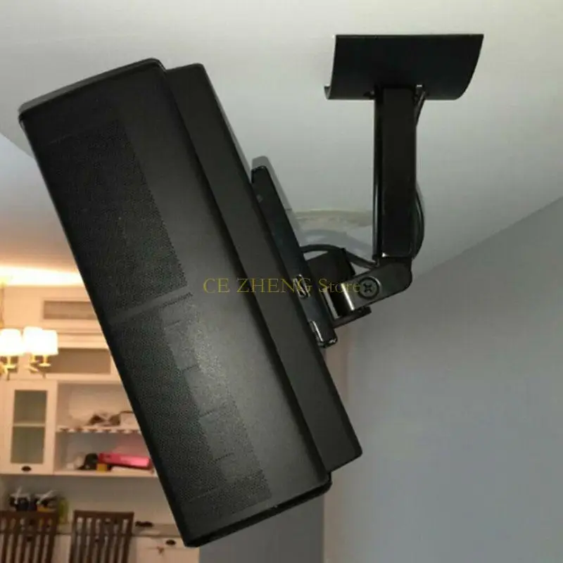 Support de haut-parleur universel en métal, Support mural pour accessoires de rangement de Base de haut-parleur UB-20II