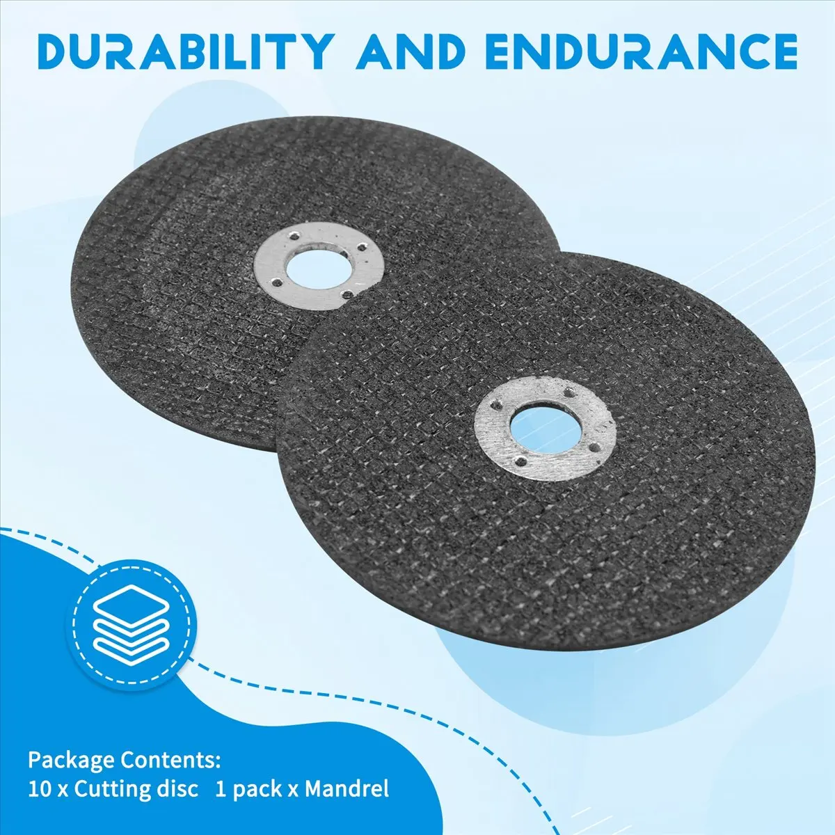 【2727 Popular】3 inch Cut Off Wheels with 1/4 inch Mandrel Kit,Cutting Wheels Cutter Discs with 3/8 inch Arbor Hole 10pcs+1pack M